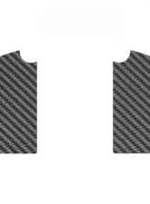 Tufskinz Door Handle Inner Accent Accent Trim Real Carbon Fiber Raw Ford Mustang 2015-2022                                     - MUS056-RCF-X - Image 2