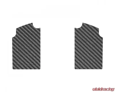 Tufskinz Door Handle Inner Accent Accent Trim Real Carbon Fiber Raw Ford Mustang 2015-2022 - MUS056-RCF-X