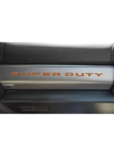 Tufskinz SUPER DUTY Glove Box Letter Inserts Gloss Orange Ford Super Duty 2017-2019                                     - SUP052-ORG-G - Image 2