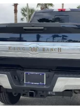 Tufskinz King Ranch Tailgate Letter Inserts Bronze Metallic Ford Super Duty 2020-2021                                     - SUP064-BZN-G - Image 2