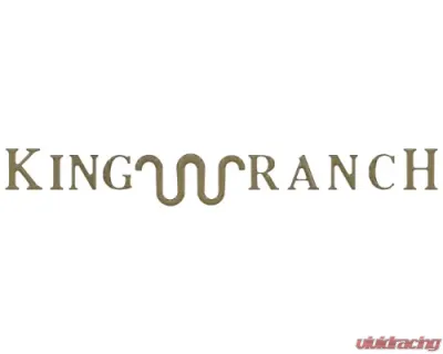 Tufskinz King Ranch Tailgate Letter Inserts Bronze Metallic Ford Super Duty 2020-2021 - SUP064-BZN-G