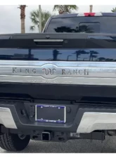 Tufskinz King Ranch Tailgate Letter Inserts Camouflage Ford Super Duty 2020-2021                                     - SUP064-CAM-M - Image 2