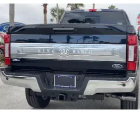 Tufskinz King Ranch Tailgate Letter Inserts Gloss White Ford Super Duty 2020-2021