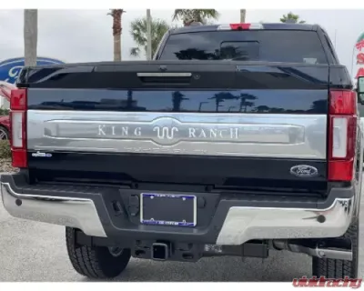 Tufskinz King Ranch Tailgate Letter Inserts Gloss White Ford Super Duty 2020-2021 - SUP064-WHT-G