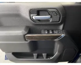 Tufskinz Door Handle Surround Accents Accent Trim Front Doors Only Real Carbon Fiber(Domed-Matte) Real Carbon Fiber(Domed-Matte) Chevrolet Silverado 2019-2021