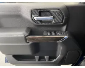 Tufskinz Door Handle Surround Accents Accent Trim Front Doors Only Real Carbon Fiber Raw Real Carbon Fiber Raw Chevrolet Silverado 2019-2021