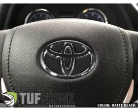 Tufskinz Steering Wheel Inserts Inserts Matte Black Toyota Corolla 2014-2021
