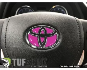 Tufskinz Steering Wheel Inserts Inserts Hot Pink Toyota Corolla 2014-2021