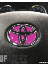 Tufskinz Steering Wheel Inserts Inserts Hot Pink Toyota Corolla 2014-2021                                     - TAC032-COR-HPK-G - Image 2