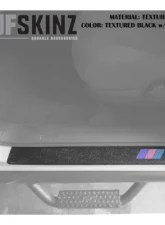 Tufskinz Front Door Sills Black w/Lady TRI-Color (Purple/Pink/Blue) Toyota Tacoma 2005-2021                                     - TAC052-TFLMP-452-X - Image 2