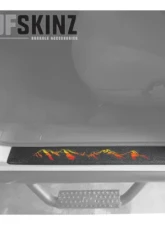 Tufskinz Front Door Sills Black w/Mountain Logo(TRI-Color) Toyota Tacoma 2005-2021                                     - TAC052-TFLMP-460-X - Image 2