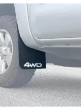 Tufskinz Front Mud Flaps Fits 2005-2015 Toyota Tacoma White (4WD) Logo Toyota Tacoma 2005-2015                                     - TAC059-ABT-203-X - Image 2