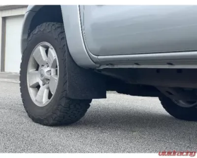 Tufskinz Front Mud Flaps Fits 2005-2015 Toyota Tacoma White Plain No Logo Toyota Tacoma 2005-2015 - TAC059-ABT-X