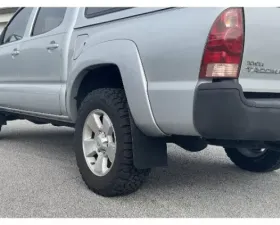 Tufskinz Rear Mud Flaps Fits 2005-2015 Toyota Tacoma Plain No Logo Toyota Tacoma 2005-2015