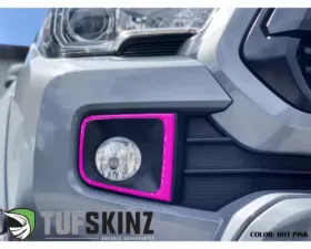 Tufskinz Foglight Accent Trim TRD Sport/ Off-Road Hot Pink Toyota Tacoma 2016-2021