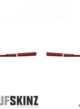 Tufskinz Mirror Accent Trim With Blinkers Ruby Red (Similar to Barcelona Red) Toyota Tacoma 2016-2021                                     - TAC065-SNR-G - Image 2