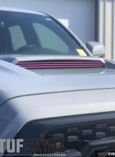 Tufskinz TRD Pro + TRD Sport Hood Scoop Lines Accent Trim Hot Pink Toyota Tacoma 2016-2021                                     - TAC067-HPK-G - Image 2