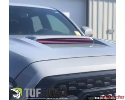 Tufskinz TRD Pro + TRD Sport Hood Scoop Lines Accent Trim Hot Pink Toyota Tacoma 2016-2021 - TAC067-HPK-G