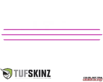 Tufskinz TRD Pro + TRD Sport Hood Scoop Lines Accent Trim Hot Pink Toyota Tacoma 2016-2021 - TAC067-HPK-G