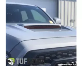 Tufskinz TRD Pro + TRD Sport Hood Scoop Lines Accent Trim Ruby Red (Similar to Barcelona Red) Toyota Tacoma 2016-2021