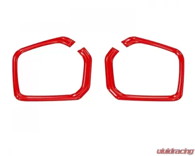 Tufskinz Foglight Accent Trim SR, SR5, Limited OE Color Gloss TRD Red Toyota Tacoma 2016-2021 - TAC069-RED-G