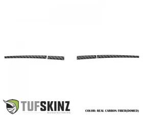 Tufskinz Mirror w/o Blinker Accent Trim Real Carbon Fiber Domed Toyota Tacoma 2016-2021