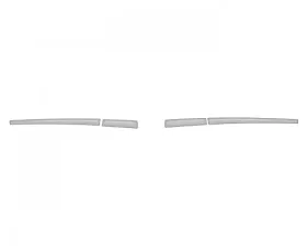 Tufskinz Mirror w/o Blinker Accent Trim OE Color Silver Sky Metallic Toyota Tacoma 2016-2021