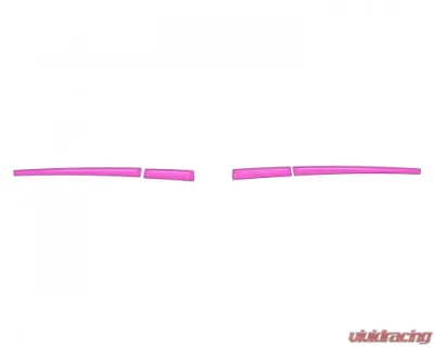 Tufskinz Mirror w/o Blinker Accent Trim Hot Pink Toyota Tacoma 2016-2021 - TAC070-HPK-G