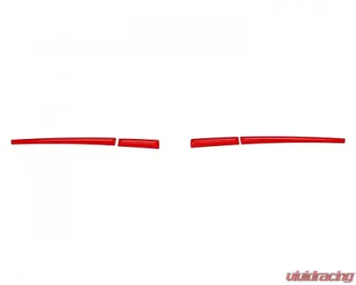 Tufskinz Mirror w/o Blinker Accent Trim OE Color Gloss TRD Red Toyota Tacoma 2016-2021 - TAC070-RED-G