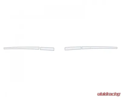 Tufskinz Mirror w/o Blinker Accent Trim Gloss White Toyota Tacoma 2016-2021 - TAC070-WHT-G