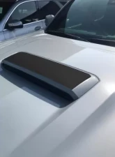 Tufskinz Hood Scoop Overlays Matte Black Toyota Tacoma 2016-2021                                     - TAC077-BLK-M - Image 2