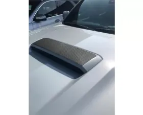 Tufskinz Hood Scoop Overlays Real Carbon Fiber Domed Toyota Tacoma 2016-2021