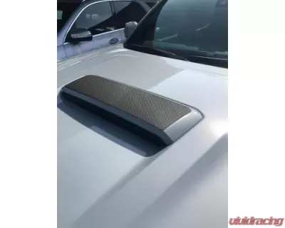 Tufskinz Hood Scoop Overlays Real Carbon Fiber Domed Toyota Tacoma 2016-2021 - TAC077-DCF-G