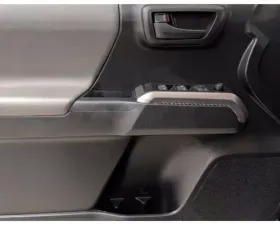 Tufskinz Front Door Switch Side Panel Inserts Real Carbon Fiber Domed Toyota Tacoma 2016-2021