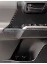 Tufskinz Front Door Switch Side Panel Inserts Real Carbon Fiber Domed Toyota Tacoma 2016-2021                                     - TAC080-DCF-G - Image 2