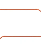 Tufskinz Front Door Switch Side Panel Inserts Inferno (Similar to Exterior Inferno Orange) Toyota Tacoma 2016-2021                                     - TAC080-FNO-G - Image 2