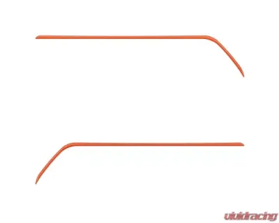 Tufskinz Front Door Switch Side Panel Inserts Inferno (Similar to Exterior Inferno Orange) Toyota Tacoma 2016-2021 - TAC080-FNO-G