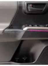 Tufskinz Front Door Switch Side Panel Inserts Hot Pink Toyota Tacoma 2016-2021                                     - TAC080-HPK-G - Image 2