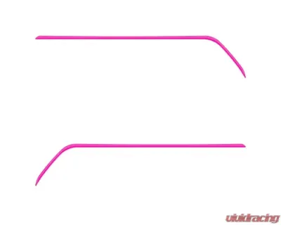 Tufskinz Front Door Switch Side Panel Inserts Hot Pink Toyota Tacoma 2016-2021 - TAC080-HPK-G