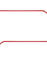 Tufskinz Front Door Switch Side Panel Inserts OE Color Gloss TRD Red Toyota Tacoma 2016-2021                                     - TAC080-RED-G - Image 2