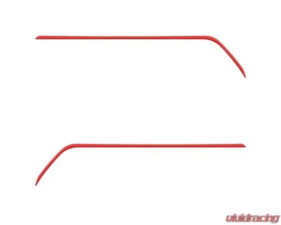 Tufskinz Front Door Switch Side Panel Inserts OE Color Gloss TRD Red Toyota Tacoma 2016-2021 - TAC080-RED-G