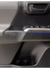 Tufskinz Front Door Switch Side Panel Inserts OE Color Voodoo Blue Toyota Tacoma 2016-2021                                     - TAC080-VODB-G - Image 2