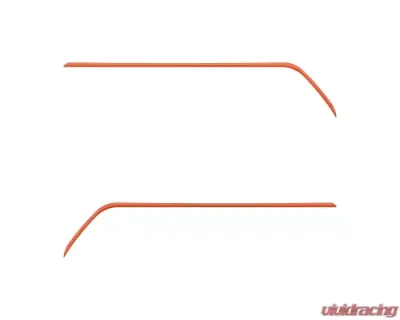 Tufskinz Rear Door Switch Side Panel Inserts Inferno (Similar to Exterior Inferno Orange) Toyota Tacoma 2016-2021 - TAC081-FNO-G