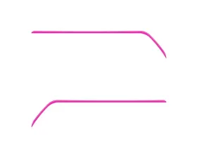 Tufskinz Rear Door Switch Side Panel Inserts Hot Pink Toyota Tacoma 2016-2021