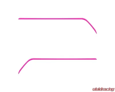 Tufskinz Rear Door Switch Side Panel Inserts Hot Pink Toyota Tacoma 2016-2021 - TAC081-HPK-G