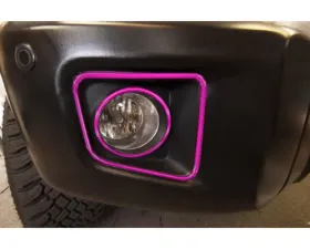 Tufskinz Fog Light Accent Trim Hot Pink Toyota Tundra 2014-2021