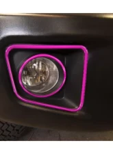 Tufskinz Fog Light Accent Trim Hot Pink Toyota Tundra 2014-2021                                     - TUN006-HPK-G - Image 2