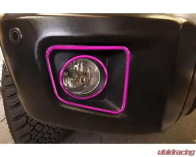 Tufskinz Fog Light Accent Trim Hot Pink Toyota Tundra 2014-2021 - TUN006-HPK-G