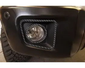 Tufskinz Fog Light Accent Trim Real Carbon Fiber Raw Toyota Tundra 2014-2021