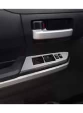 Tufskinz Front Door Switch Panel Accent Trim OE Color Silver Sky Metallic Toyota Tundra 2014-2021                                     - TUN027-GTO-G - Image 2